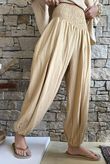Basso Shirring Genie Pant Camel